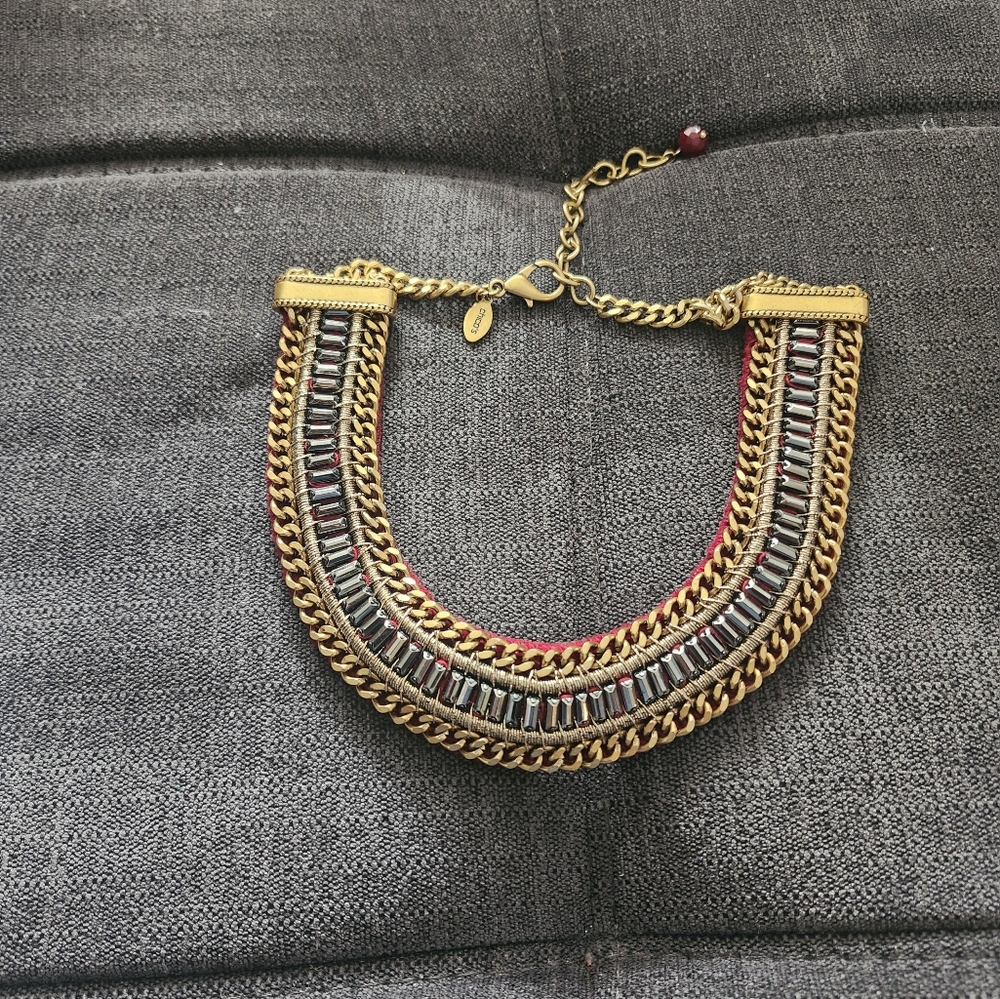 Gold and Silver Chain Necklace